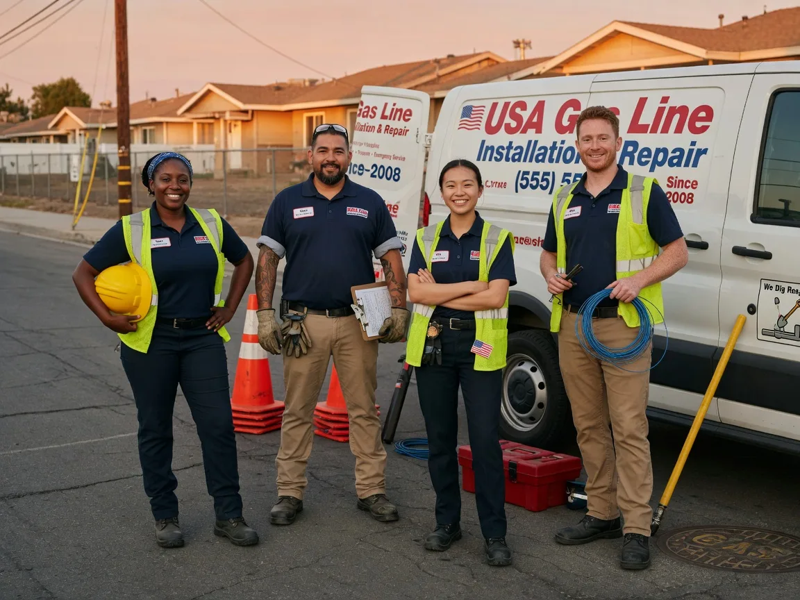 Gas Line Installation company in Dryden, TX